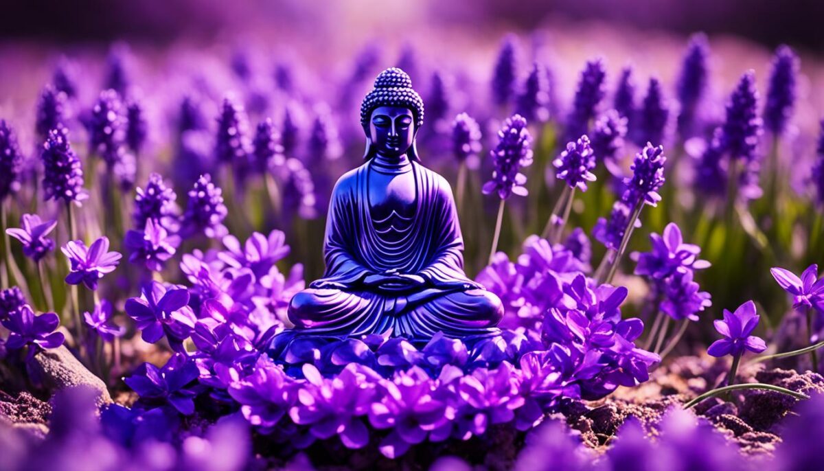 objetos violeta para o crescimento espiritual