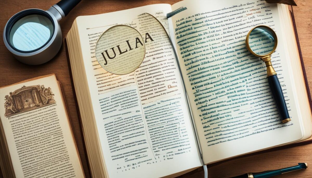 recursos para estudar Júlia na Bíblia