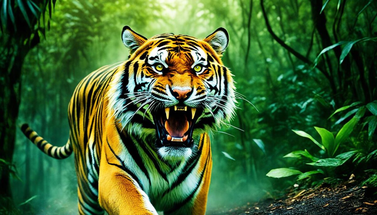 sonhar que é perseguindo por um tigre
