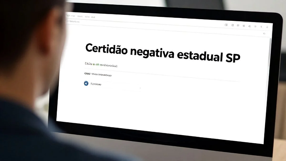 Certidão Negativa Estadual SP: como emitir rápido