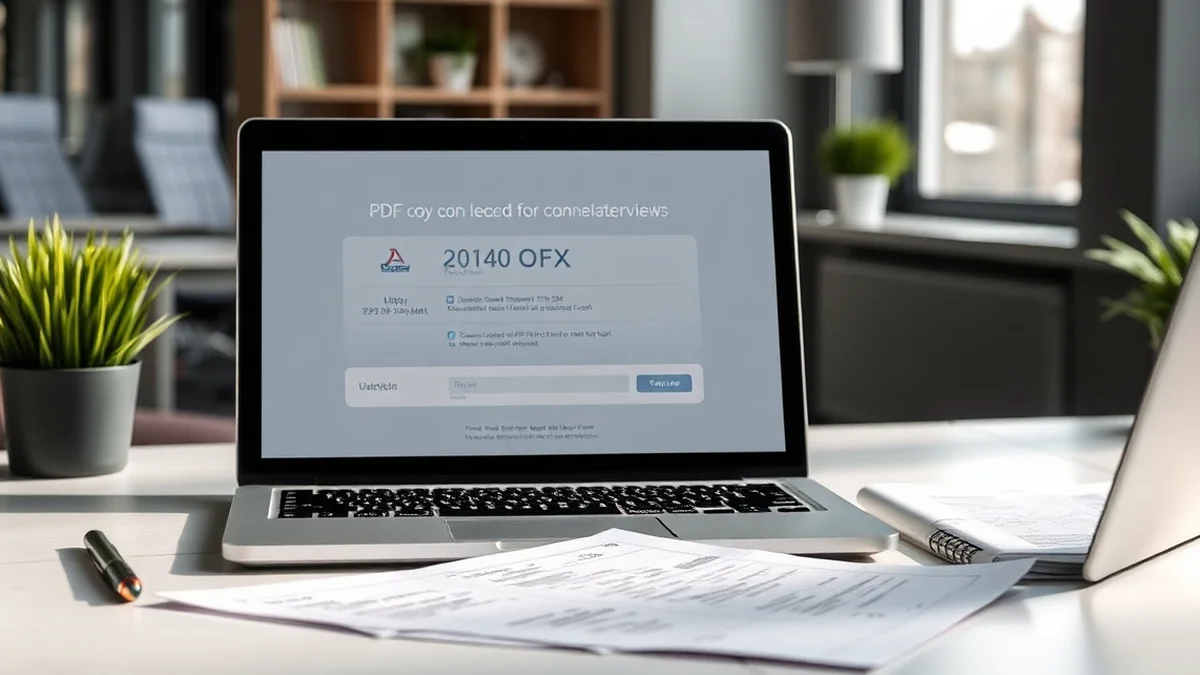 Conversor de PDF para OFX: Como Converter Fácil