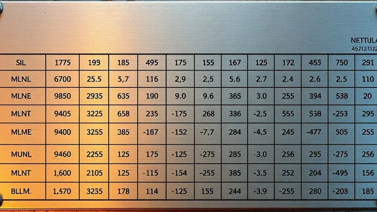 Metalon Tabela: Guia Prático para Medidas e Aplicações