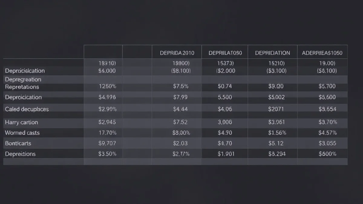 Tabela de Depreciação da Receita Federal Atualizada