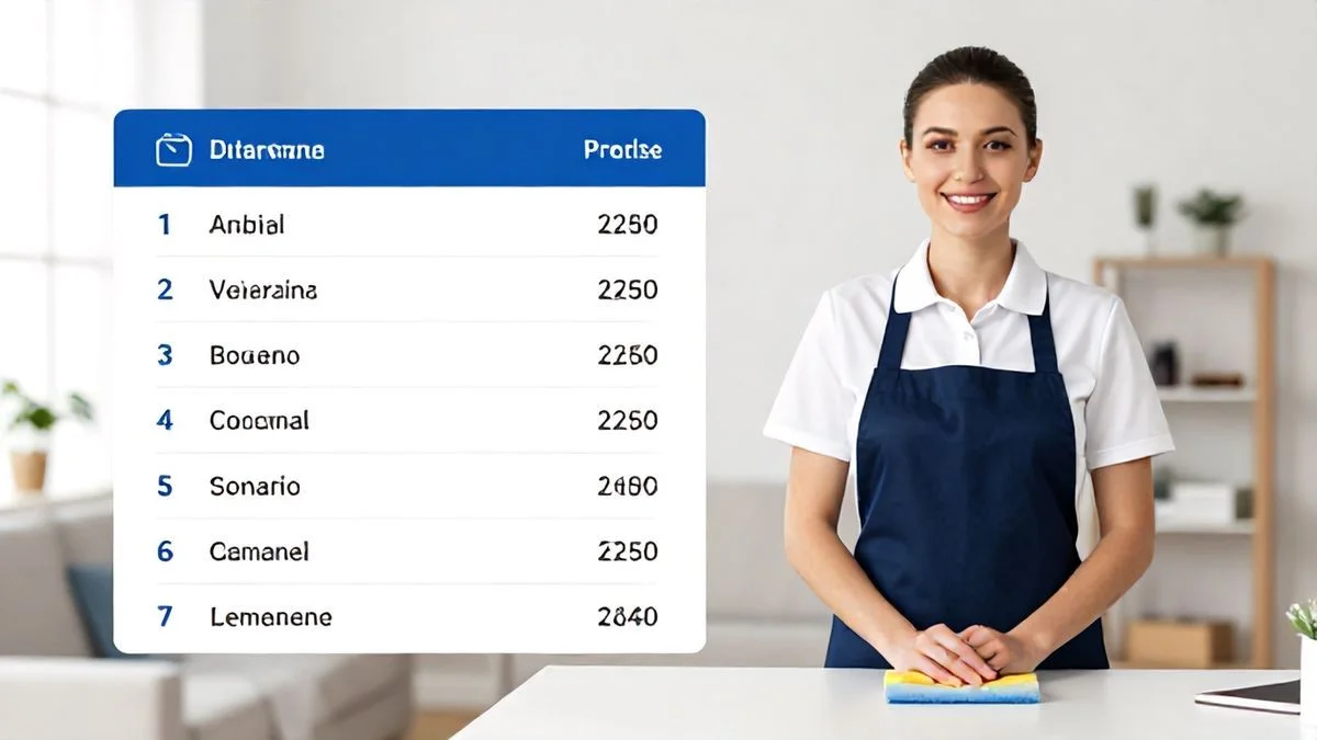 Tabela de Preço de Diarista: Guia Atualizado e Prático