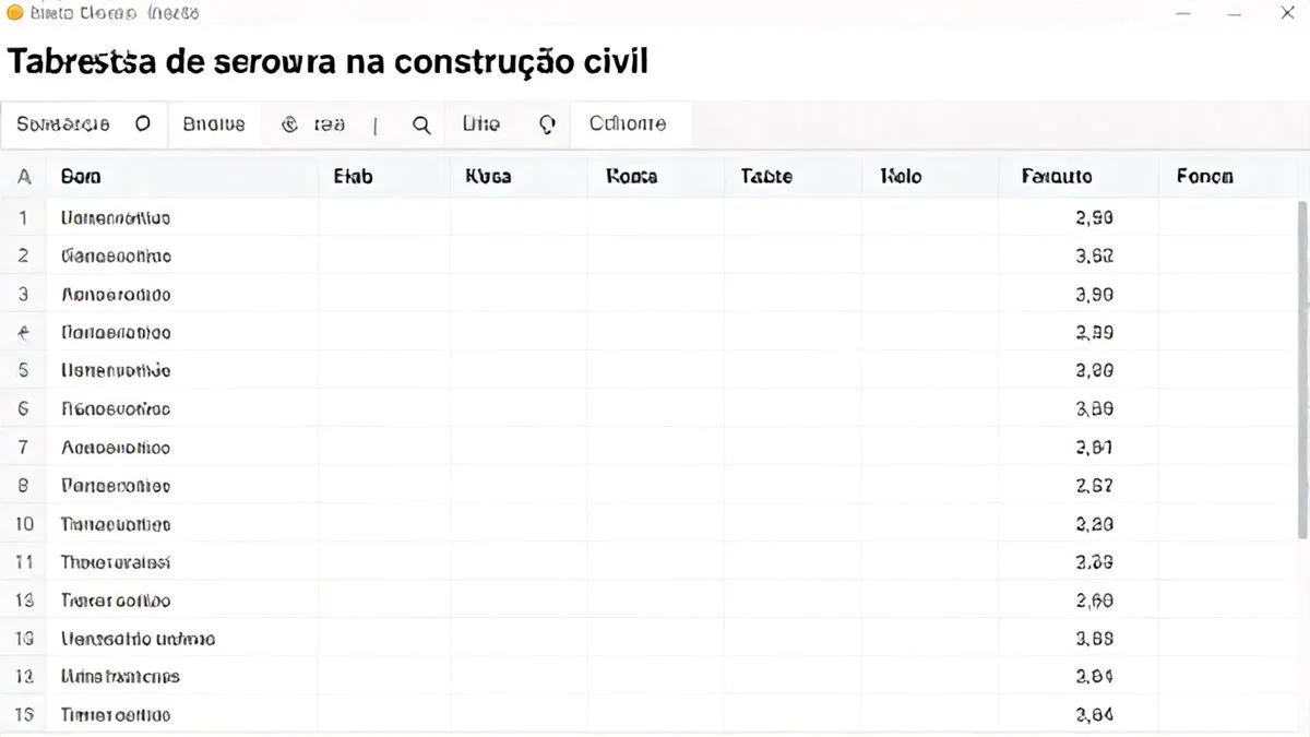 Tabela de Preços da Construção Civil: Mão de Obra