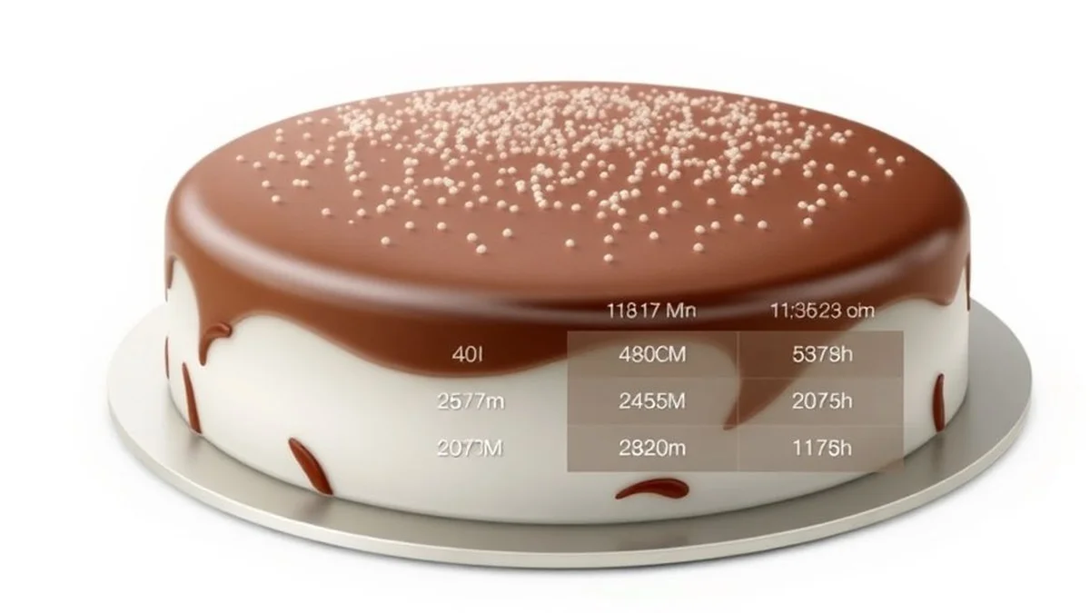 Tabela de Tamanho de Topo de Bolo: Guia Prático