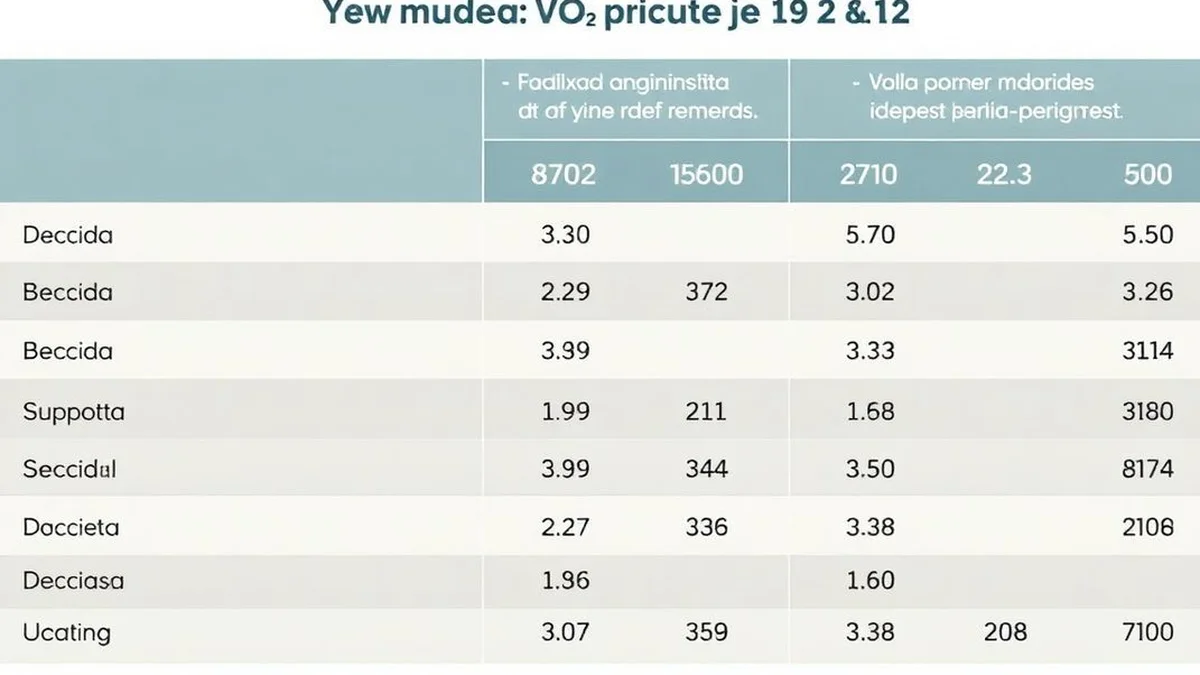 Tabela de VO2 por Idade: Veja Valores Ideais por Faixa Etária