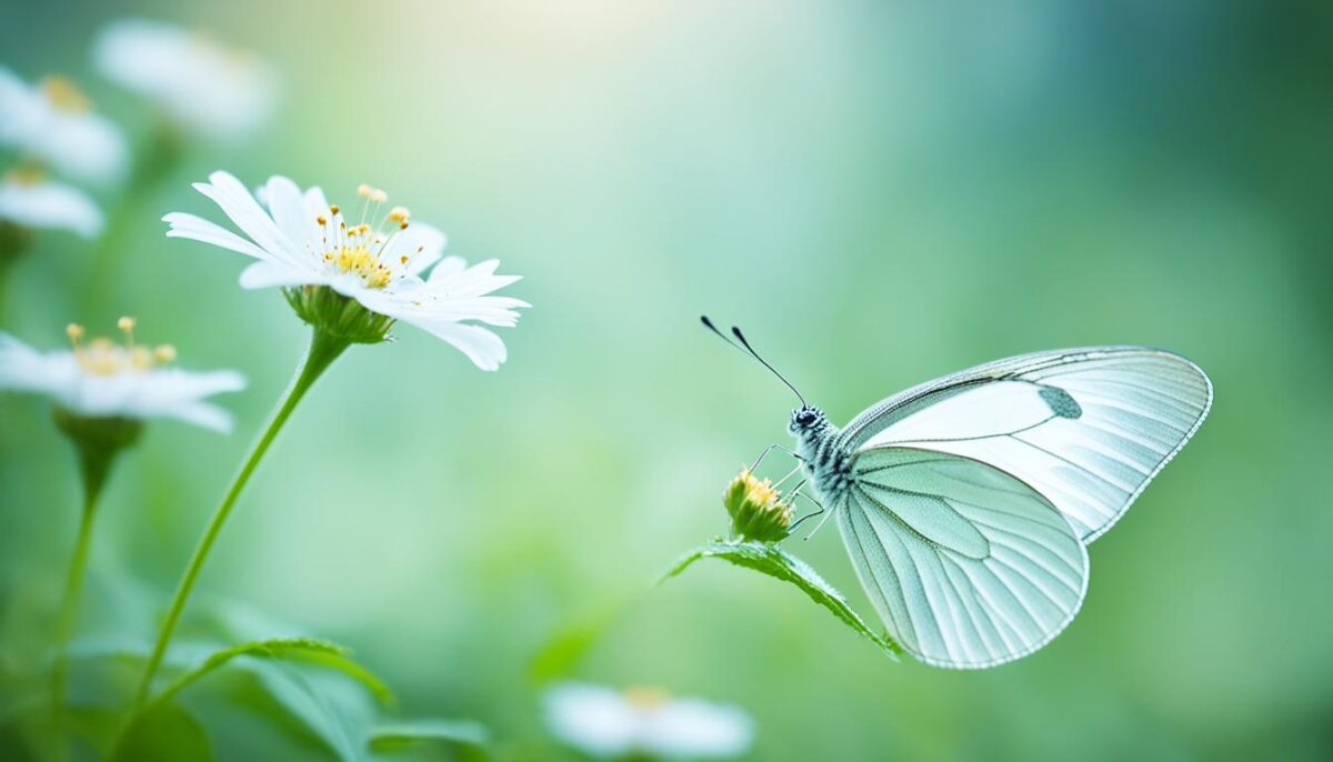 borboleta branca e espiritismo