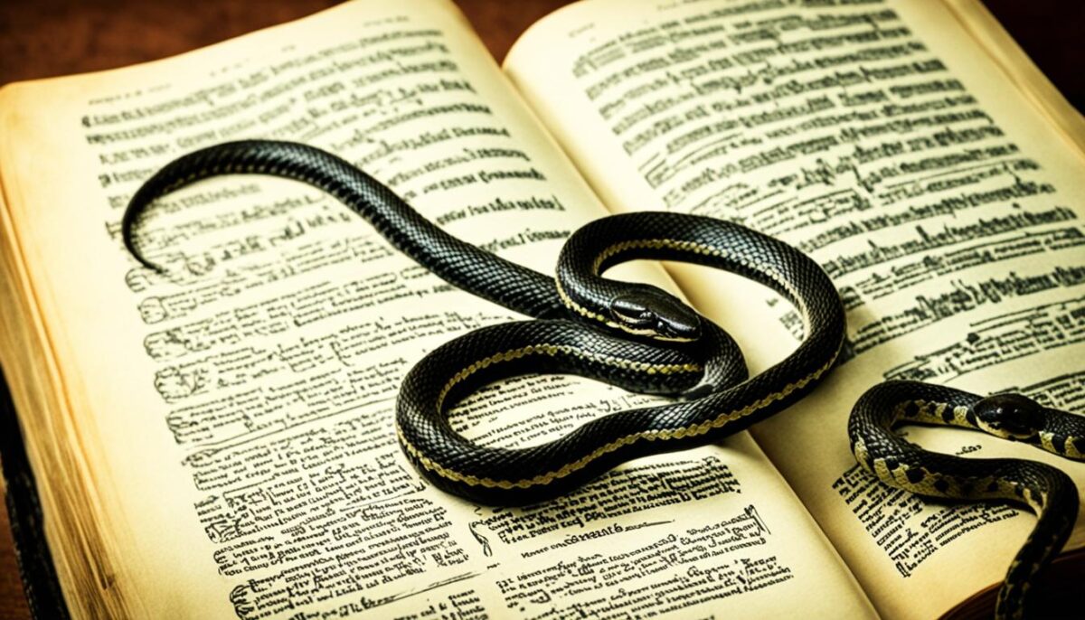interpretação bíblica sonhar com cobra