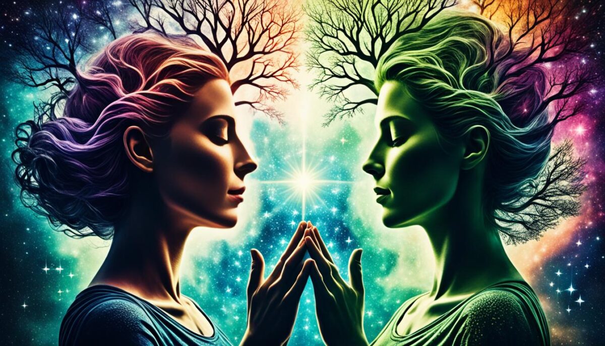 ligação espiritual entre duas pessoas