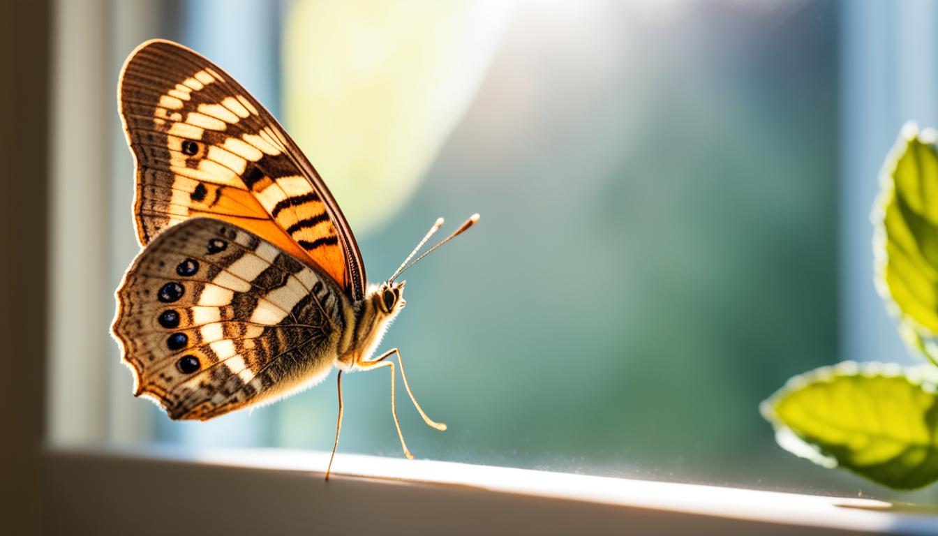O que significa borboleta marrom dentro de casa