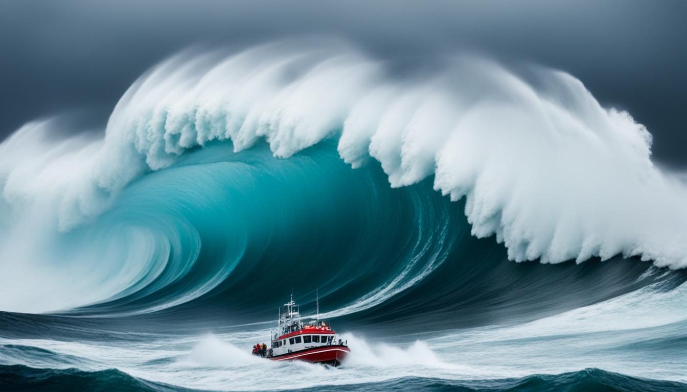 O que significa sonhar com onda gigante
