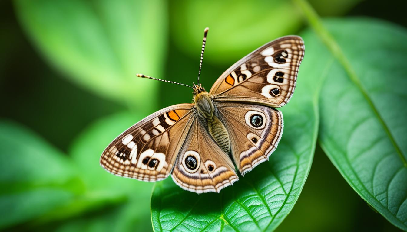Quando uma borboleta te visita, o que significa marrom?