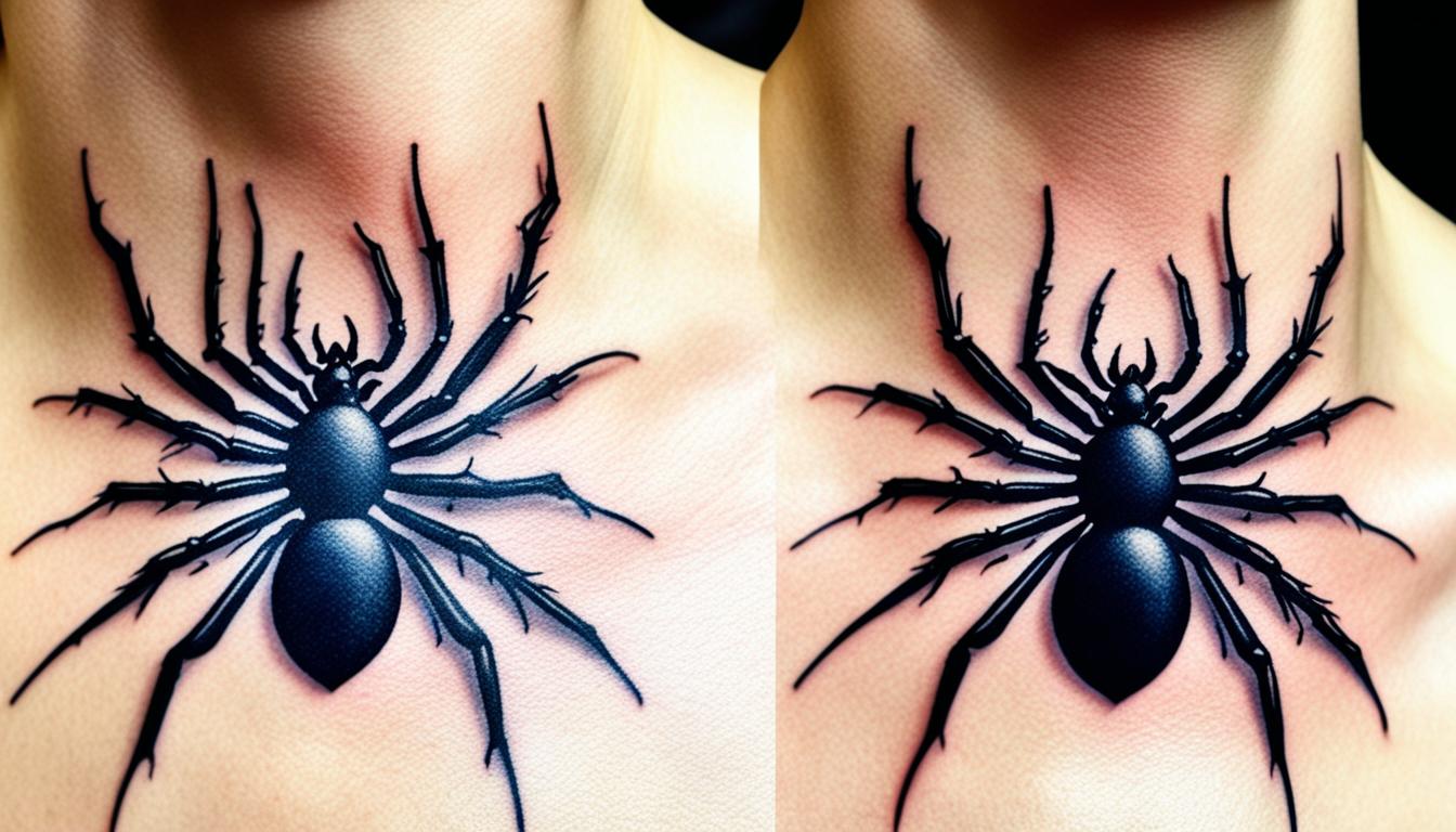 Significado de Tatuagem de Aranha no Pescoço