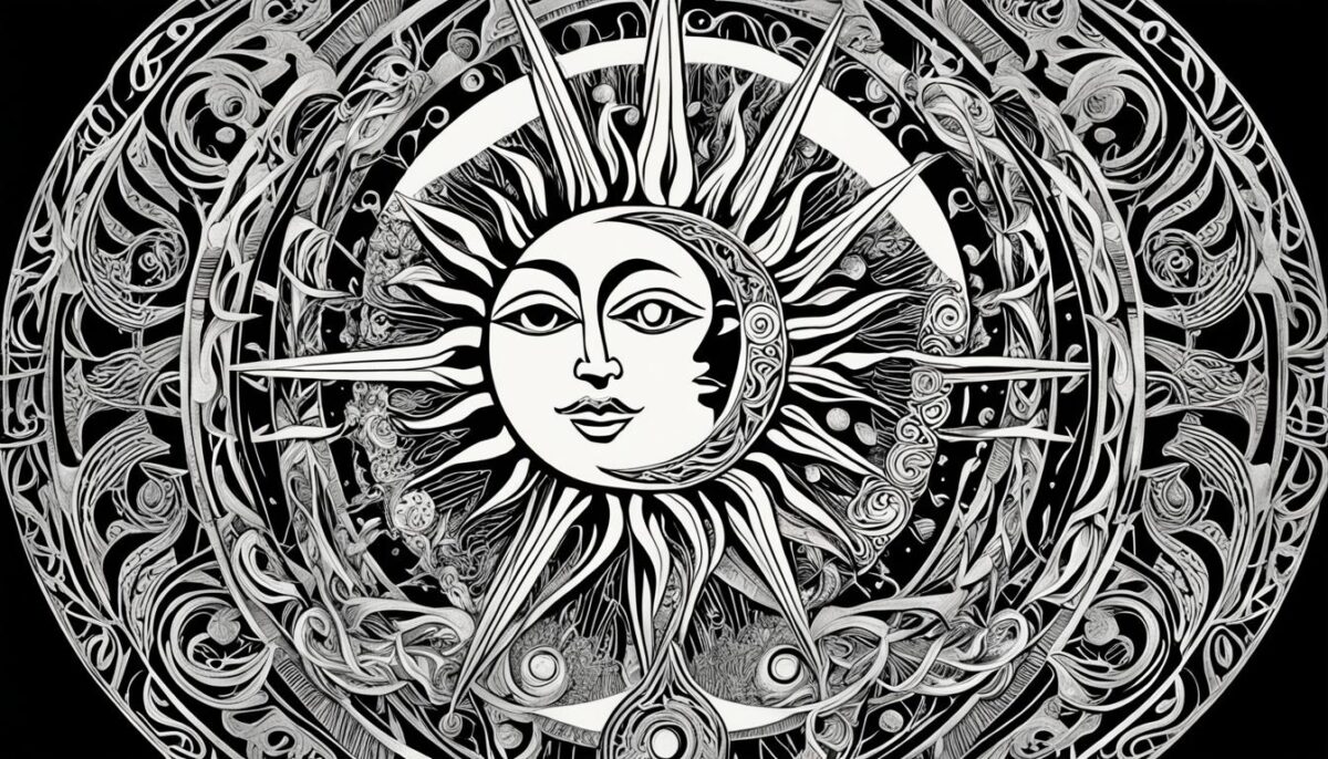 tatuagem de sol e lua